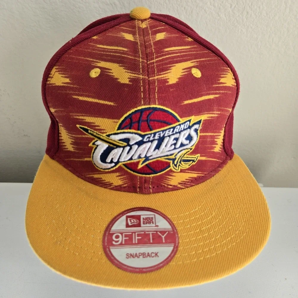 NBA New Era Cleveland Cavaliers‎ Tiger Print Hardwood Classics Snapback Hat